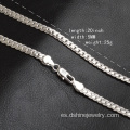 Varias mujeres de tamaños de plata joyería acera enlace cadena collar